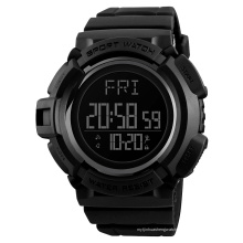 SKMEI 1339 Wasserdichte Sport-Schrittzähler Jam Tangan Militär-Digitaluhr für Herren